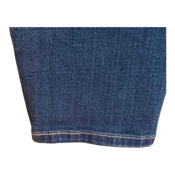 Juicy Couture Cropped Skinny Stretch Blue Jeans Womens Size 8 - Picture 5 of 7